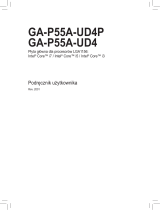 Gigabyte GA-P55A-UD4P Instrukcja obsługi