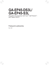 Gigabyte GA-EP45-DS3L Instrukcja obsługi