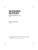 Gigabyte GA-P35-S3L Instrukcja obsługi