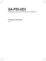 Gigabyte GA-P55-UD3 Instrukcja obsługi