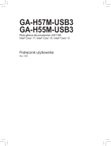 Gigabyte GA-H55M-USB3 Instrukcja obsługi