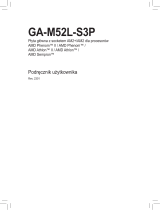 Gigabyte GA-M52L-S3P Instrukcja obsługi