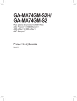 Gigabyte GA-MA74GM-S2 Instrukcja obsługi