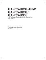 Gigabyte GA-P55-UD3L-TPM Instrukcja obsługi