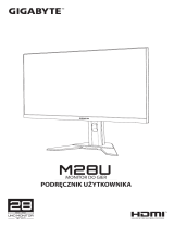 Gigabyte M28U Instrukcja obsługi