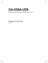 Gigabyte GA-X58A-UD9 Instrukcja obsługi