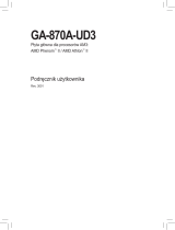 Gigabyte GA-870A-UD3 Instrukcja obsługi