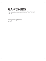 Gigabyte GA-P55-UD5 Instrukcja obsługi