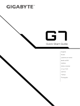 Gigabyte G7 (RTX 30 Series) Instrukcja obsługi