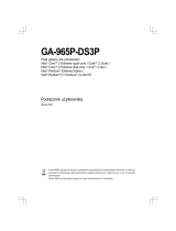 Gigabyte GA-965P-DS3P Instrukcja obsługi
