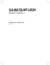 Gigabyte GA-MA78LMT-US2H Instrukcja obsługi