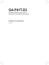 Gigabyte GA-P41T-D3 Instrukcja obsługi