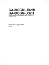 Gigabyte GA-880GM-UD2H Instrukcja obsługi