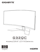 Gigabyte G32QC instrukcja