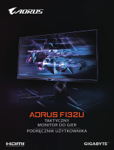 Gigabyte AORUS FI32U Instrukcja obsługi