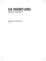 Gigabyte GA-785GMT-USB3 Instrukcja obsługi