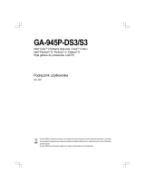 Gigabyte GA-945P-DS3 Instrukcja obsługi
