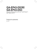 Gigabyte GA-EP43-DS3 Instrukcja obsługi