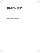 Gigabyte GA-870-UD3P Instrukcja obsługi