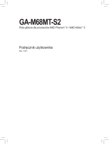 Gigabyte GA-M68MT-S2 Instrukcja obsługi