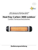 Suntec Wellness PATIO HEATER HEAT RAY CARBON 3000 OUTDOOR Instrukcja obsługi