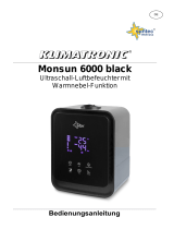 Suntec Wellness HUMIDIFIER MONSUN 6000 BLACK Instrukcja obsługi