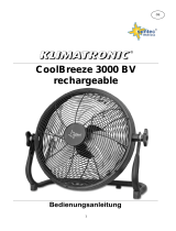 Suntec Wellness FLOOR FAN COOLBREEZE 3000 BV RECHARGEABLE Instrukcja obsługi