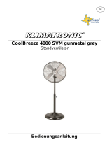 Suntec Wellness PEDESTAL FAN COOLBREEZE 4000 SVM GUNMETAL GREY Instrukcja obsługi