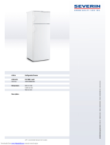 SEVERIN DOPPELTÜR-KÜHL-/GEFRIERSCHRANK KS 9840 Dimensions