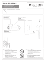 Omnires BA7845BL Installation And Maintenance Instructions