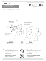 Omnires Y1245/KCR Installation And Maintenance Instructions