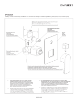 Omnires BA7835CR Installation And Maintenance Instructions