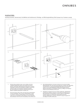 Omnires NL80620BL Installation And Maintenance Instructions