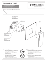 Omnires PM7445BL Installation And Maintenance Instructions