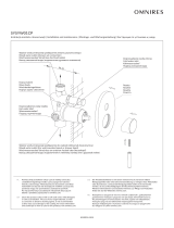 Omnires SYSYW01CPB Installation And Maintenance Instructions
