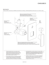 Omnires PM7435CR Installation And Maintenance Instructions