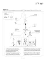 Omnires BE6455CP Installation And Maintenance Instructions