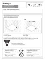 Omnires BROOKLYN90/KBP Installation And Maintenance Instructions