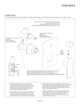 Omnires SYSBA10XCR Installation And Maintenance Instructions