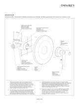 Omnires AM5245CR Installation And Maintenance Instructions