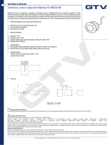 GTV AE-WDSC-10DIM Instrukcja obsługi