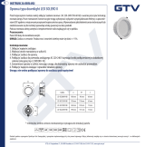 GTV LD-SO212W-NB Instrukcja obsługi