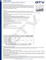 GTV LD-VE4060W-50 Instrukcja obsługi