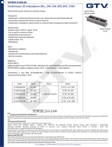 GTV LD-WZA36W-NW Instrukcja obsługi