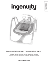 ingenuity ConvertMe Swing-2-Seat Portable Swing - Wynn Instrukcja obsługi