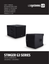 LD Systems STINGER G3 LOUNGE SET Instrukcja obsługi