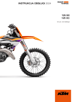 KTM 125 SX Instrukcja obsługi