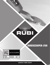 Rubi RUBISCRAPER-250 120V-60Hz Joint scraper. Instrukcja obsługi