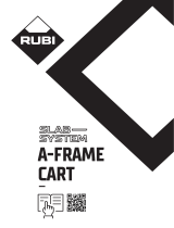 Rubi SLAB A-FRAME TROLLEY Instrukcja obsługi