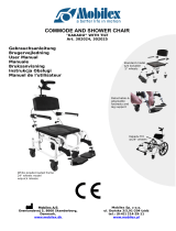 Mobilex Commode and shower chair Kakadu Tilt Instrukcja obsługi